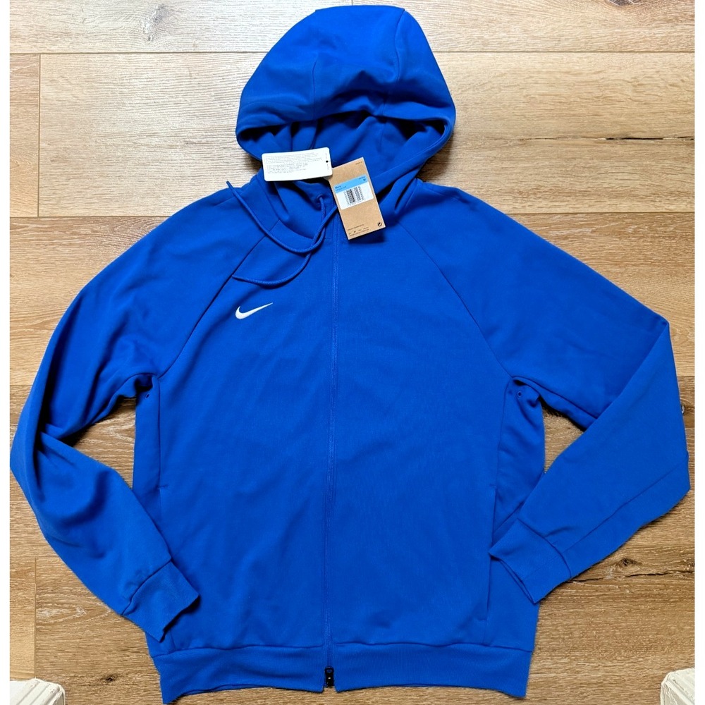 Nike Primary Dri-FIT Full Zip Hoodie Men's Medium Blue Training Jacket NWT HF692